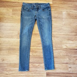 Mossimo Size 00/24S Low Rise Skinny Jeans